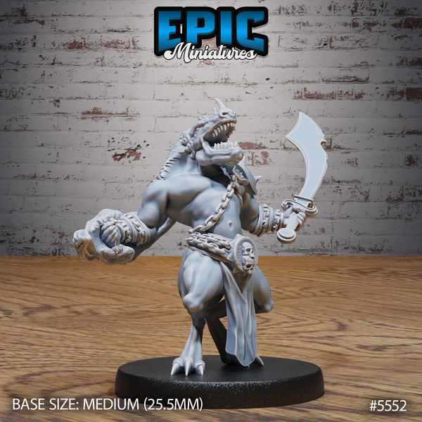 Blue Dragonspawn 3D-printed model