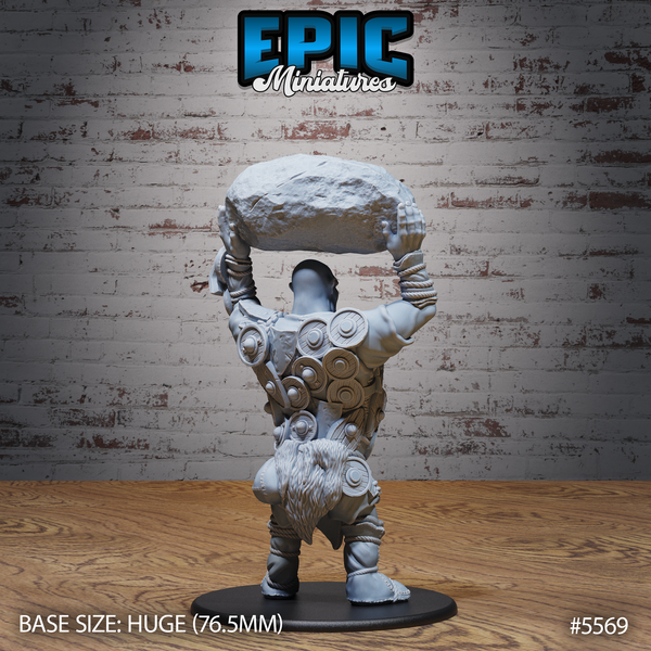 Shield Hill Giant 3D-printed model