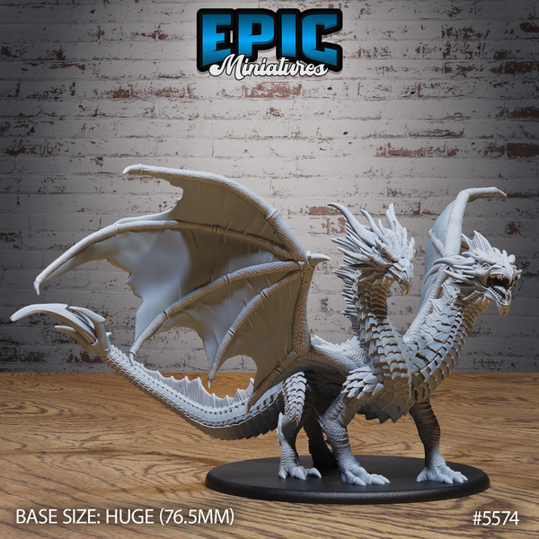 Two Headed Dragon 3D-printed model