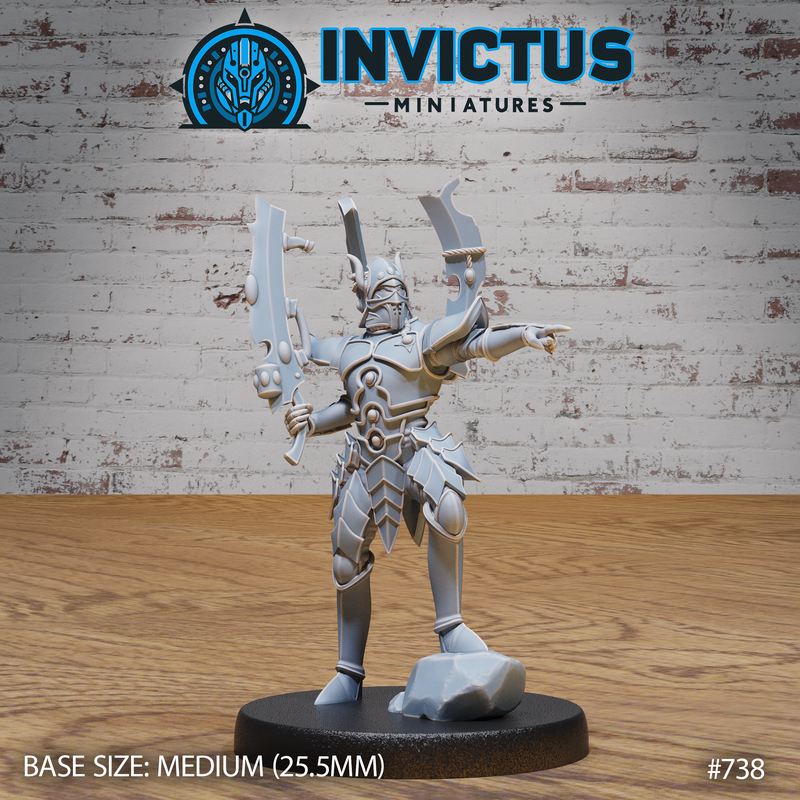 Assault Knight 3D-printed model