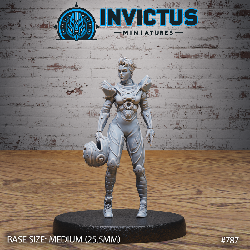 Racer Girl 3D-printed model