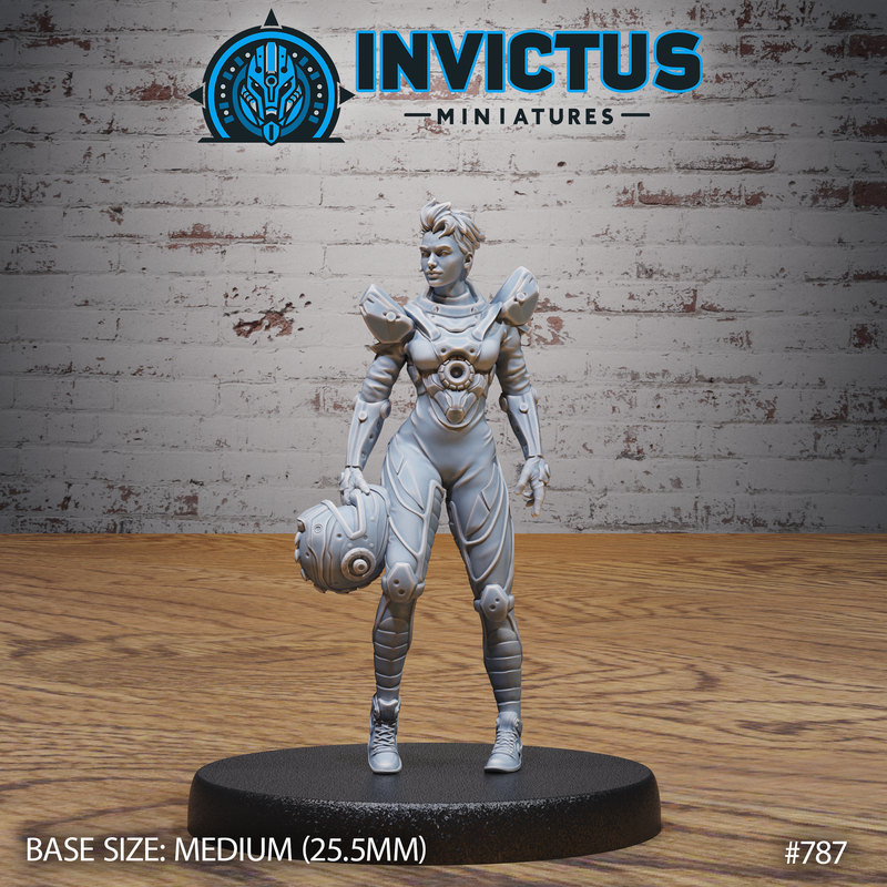 Racer Girl 3D-printed model