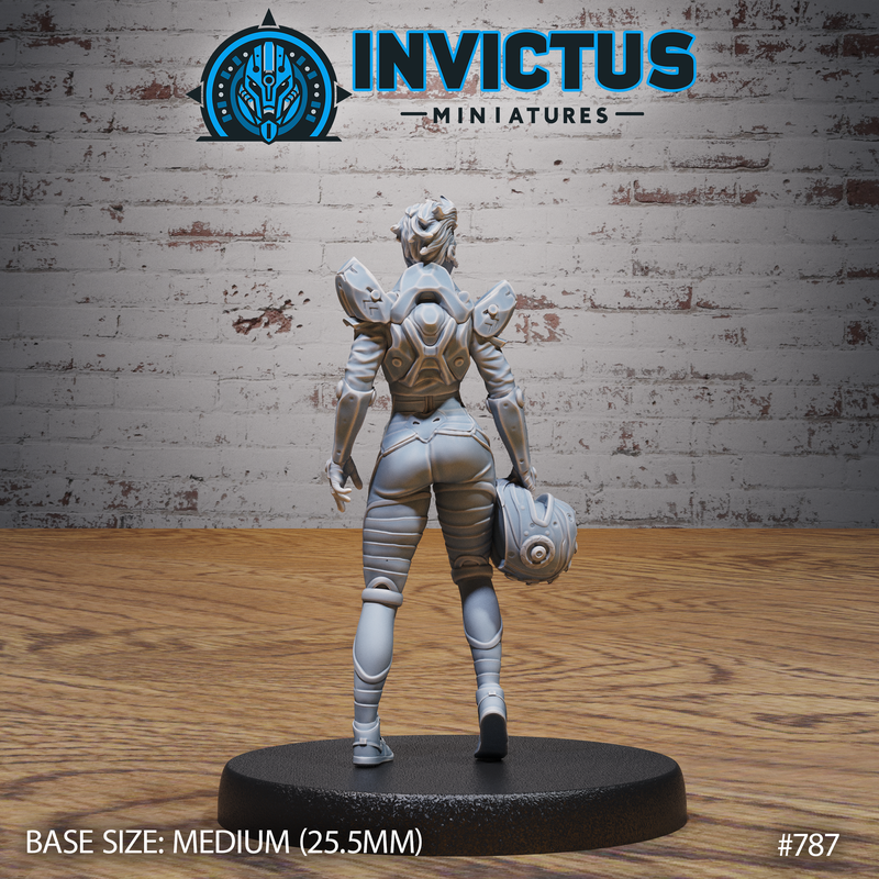 Racer Girl 3D-printed model