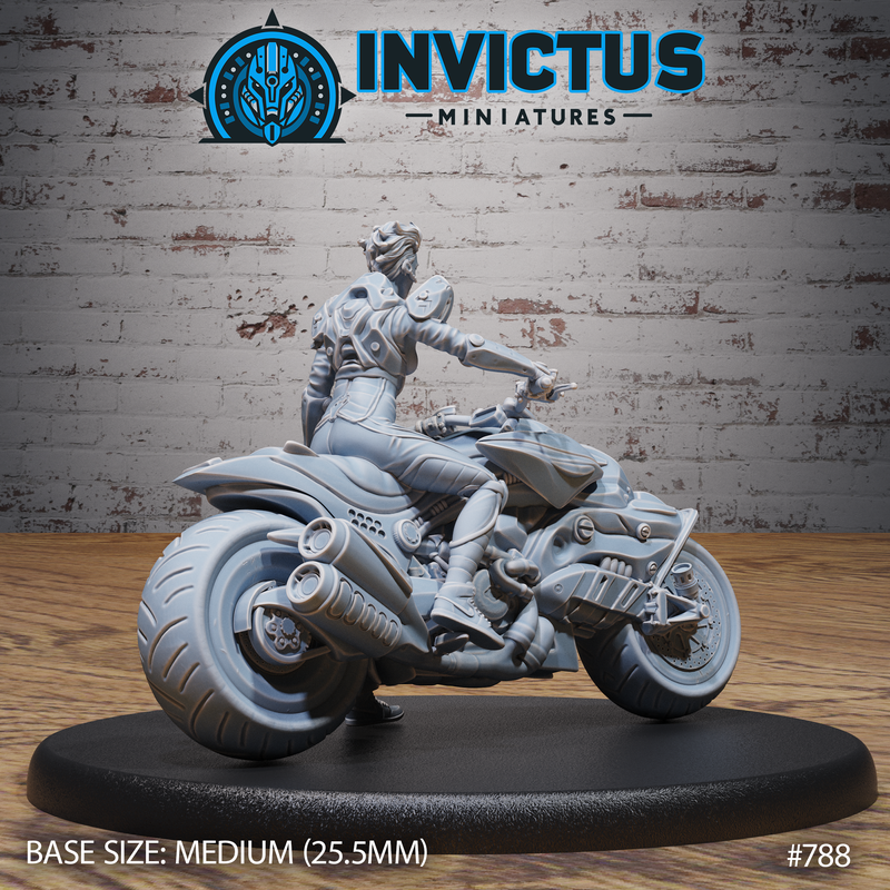 Racer Girl 3D-printed model