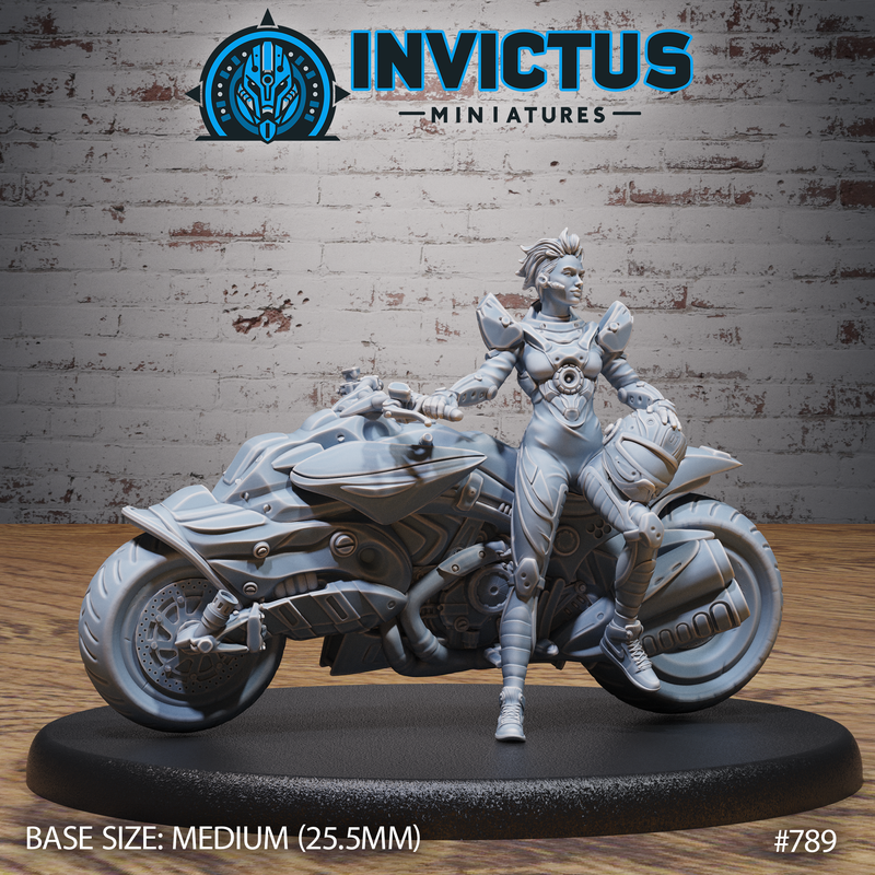 Racer Girl 3D-printed model