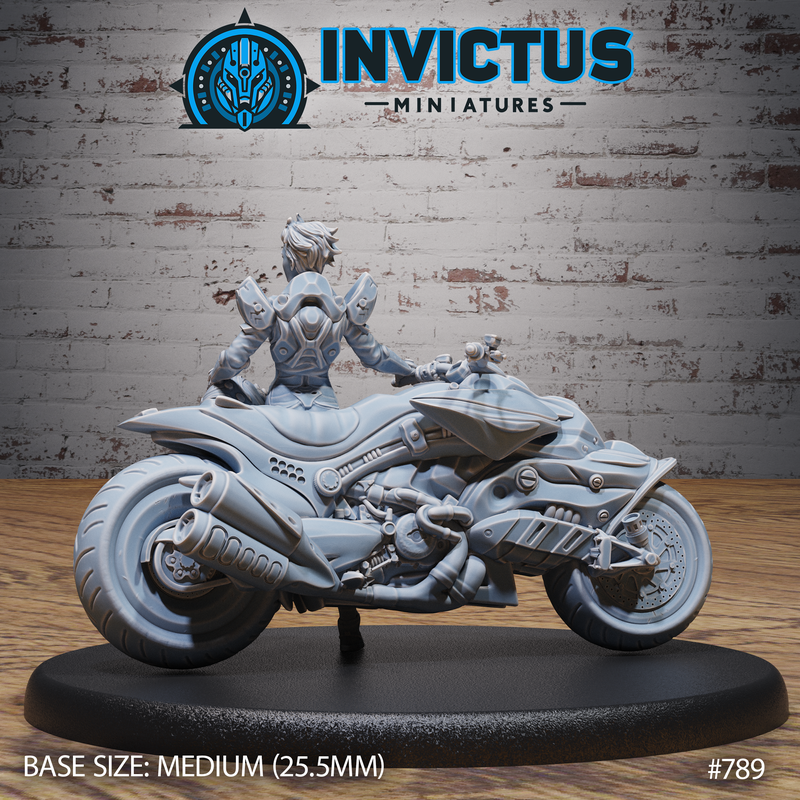Racer Girl 3D-printed model
