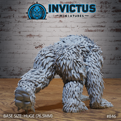 Space Yetti 3D-printed model