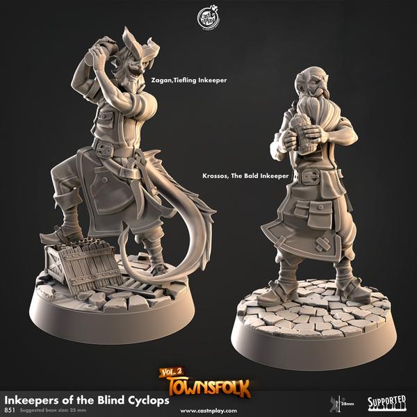 Inkeepers of the Blind Cyclops 3D-printed model