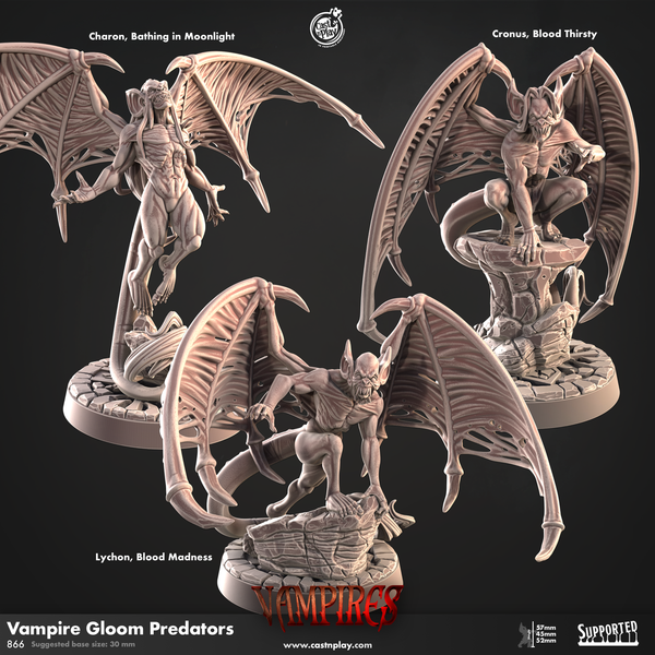 Vampire Gloom Predators 3D-printed model