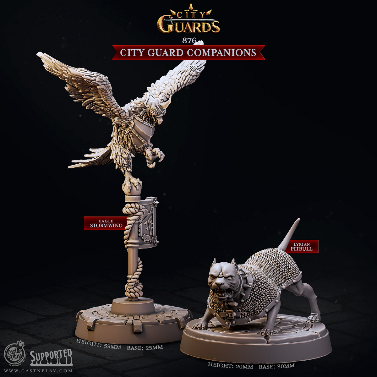 Guards Companions 3D-printed model