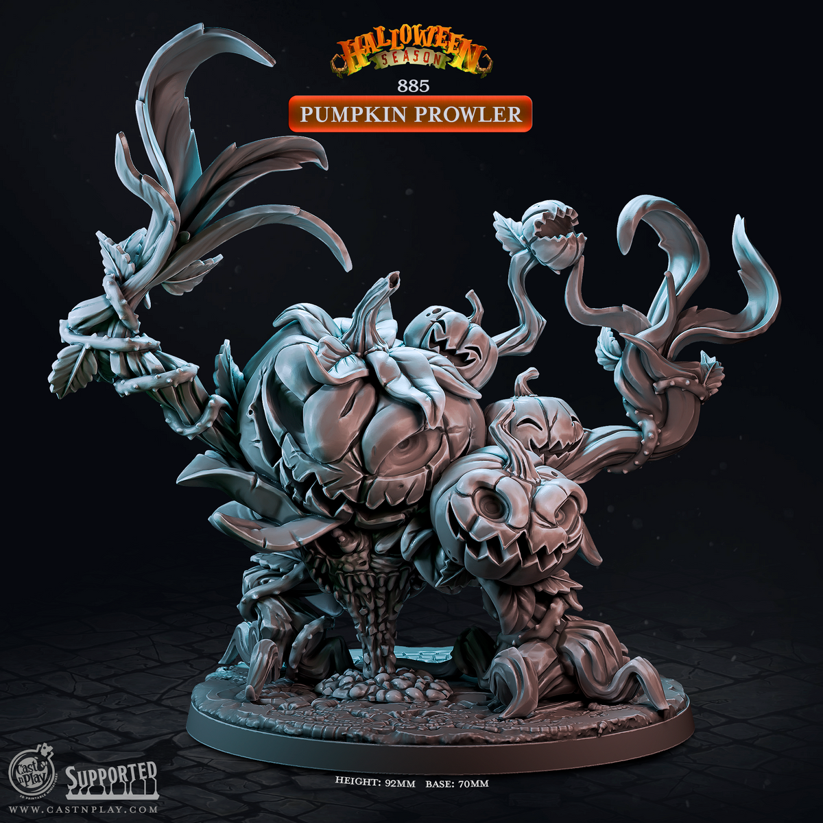 Pumpkin Prowler 3D-printed model