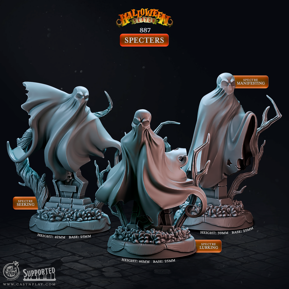 Specters 3D-printed model