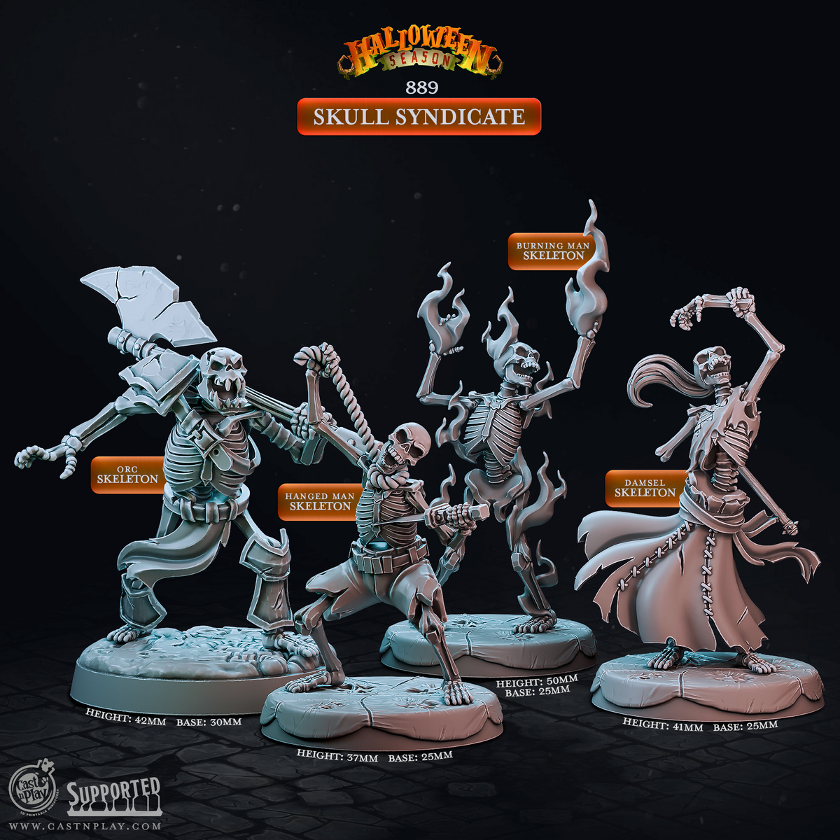 Skull Syndicate 3D-printed model