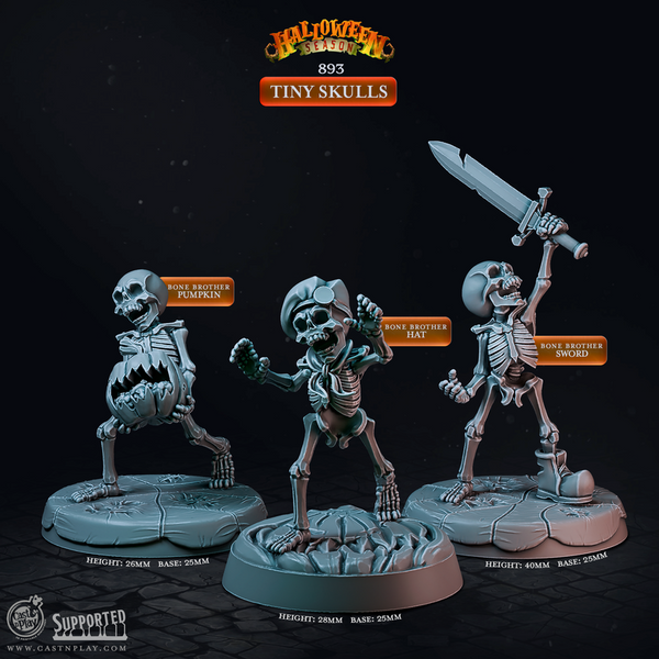 Tiny Terrors 3D-printed model