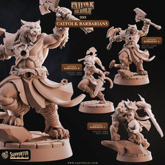 Catfolk Barbarians