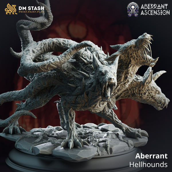 Aberrant Hellhounds 3D-printed model