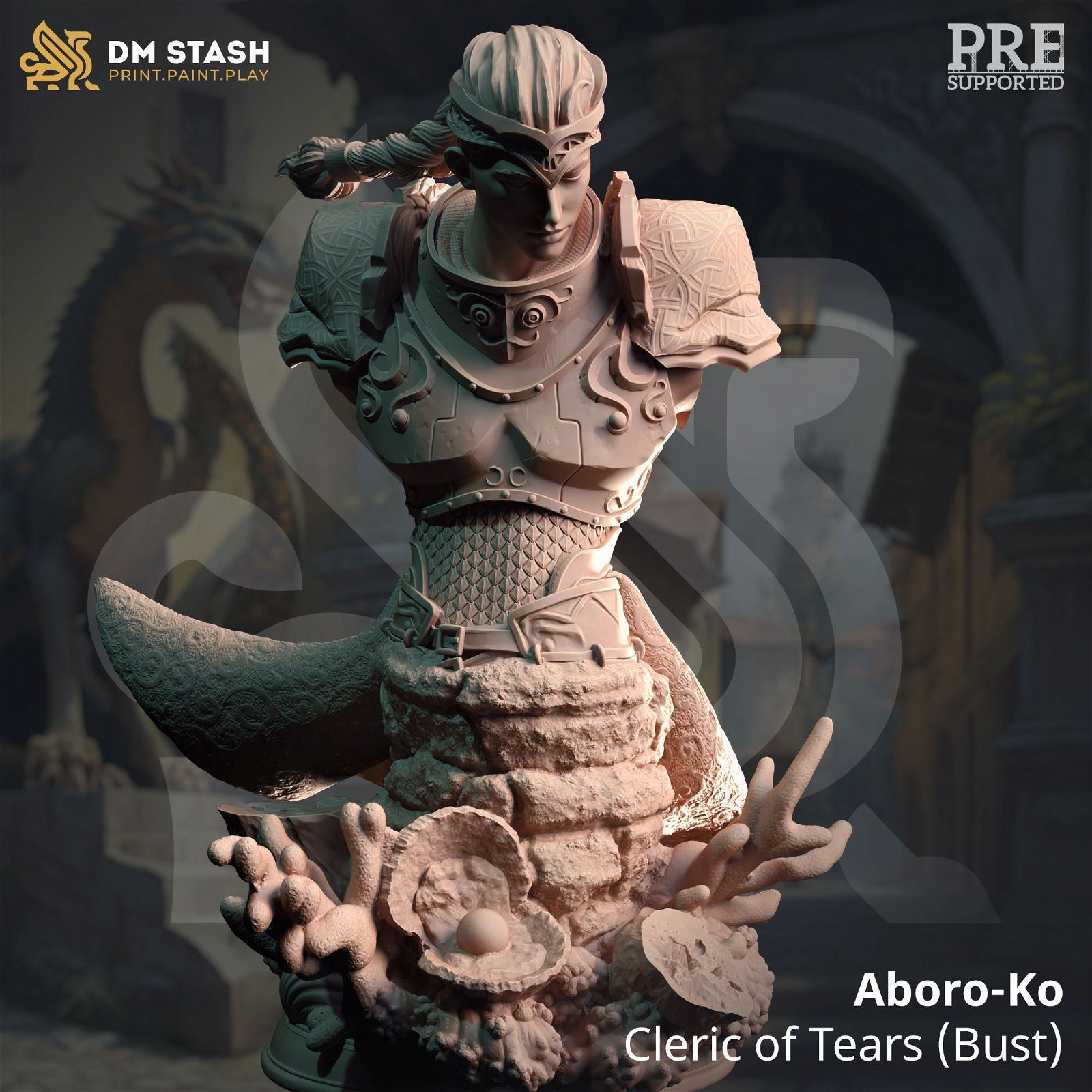 Aboro-Ko Bust - The Printable Dragon