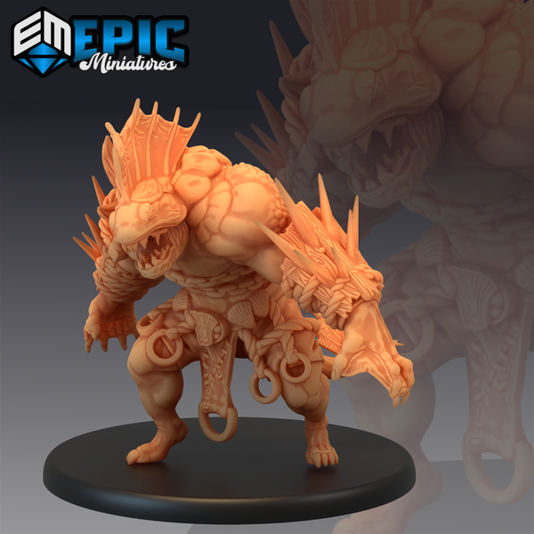 Abyss Hulk 3D-printed model