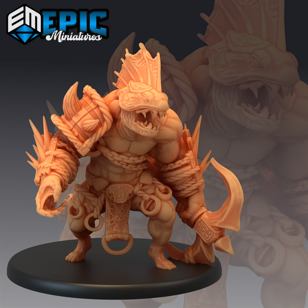 Abyss Hulk 3D-printed model