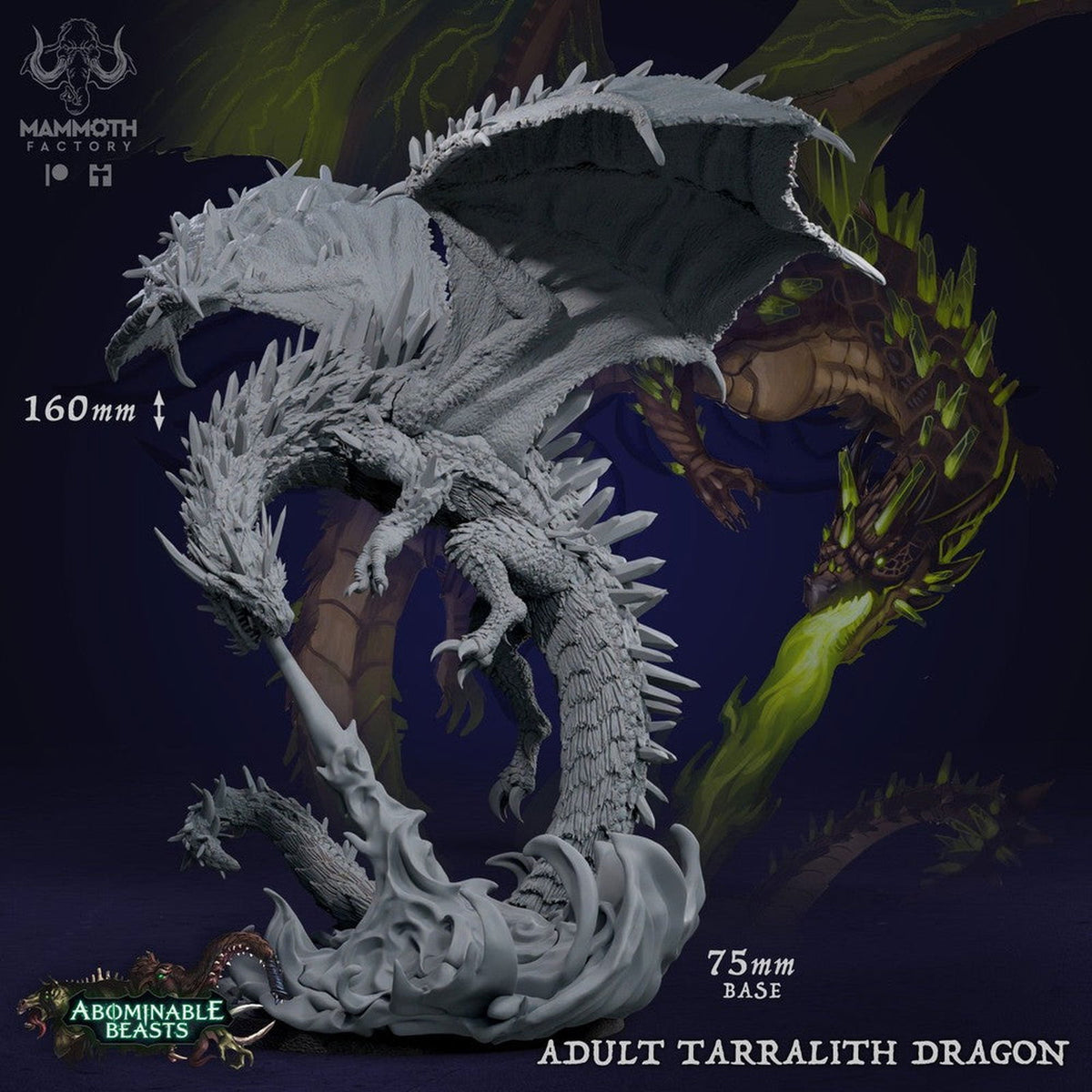 Adult Tarralith Dragon - The Printable Dragon