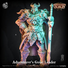 Adventure's Guild Leader 3D-printed model