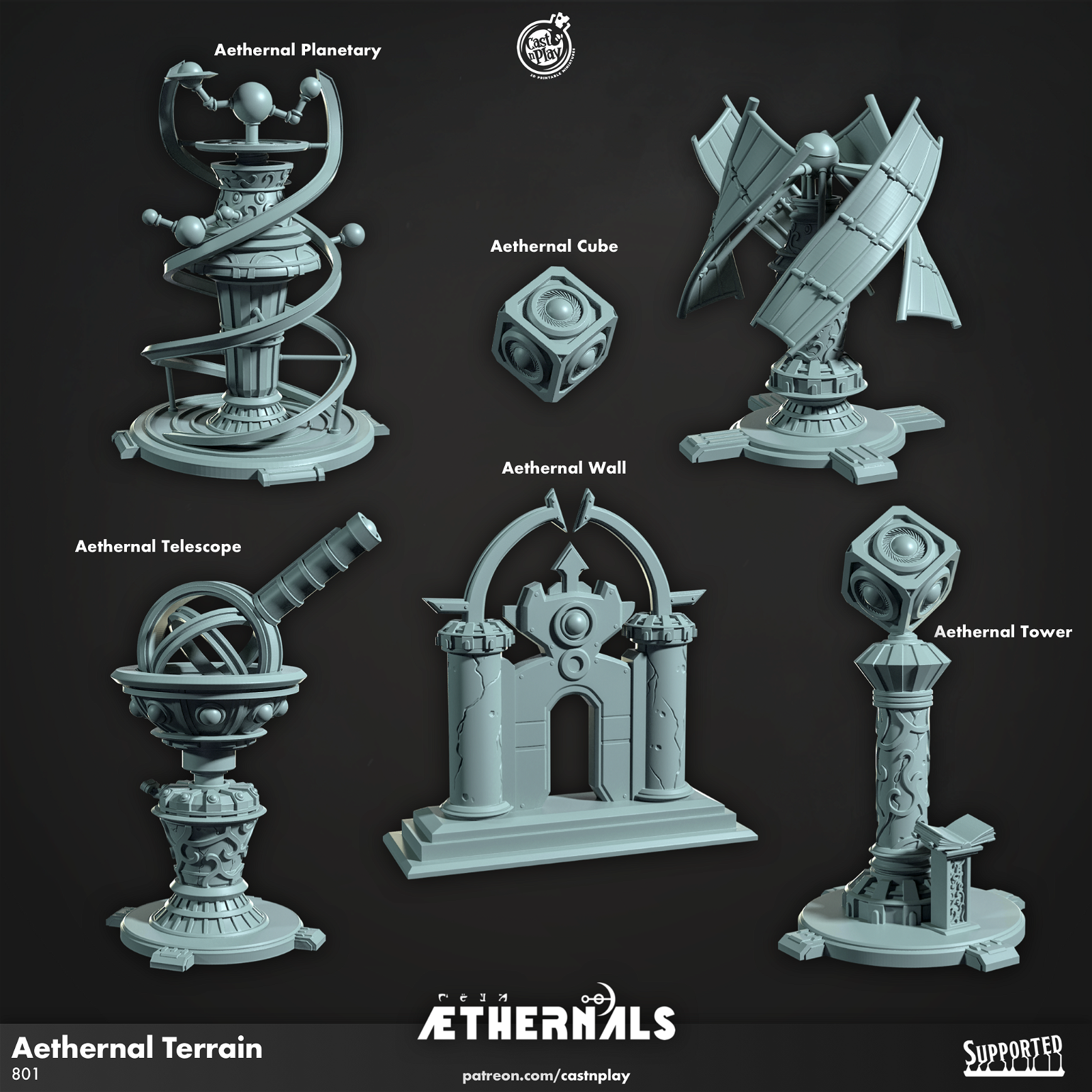 Aethernal Terrain - The Printable Dragon