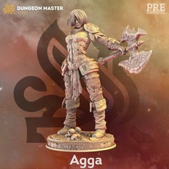 Agga 3D-printed model