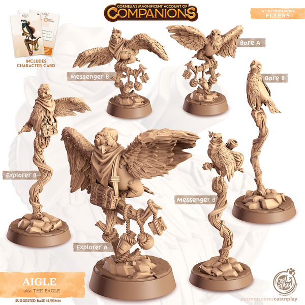 Aigle The Eagle 3D-printed model