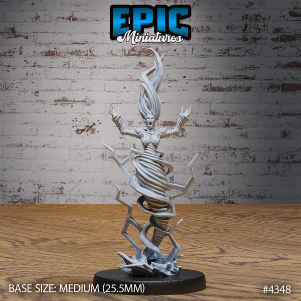 Air Elemental Female 3D-printed model