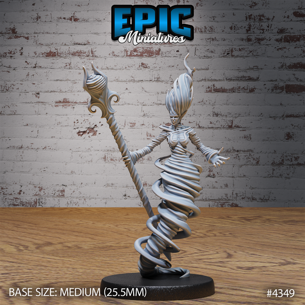 Air Elemental Female 3D-printed model