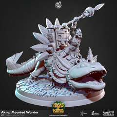 Akna, Mounted Warrior 3D-printed model