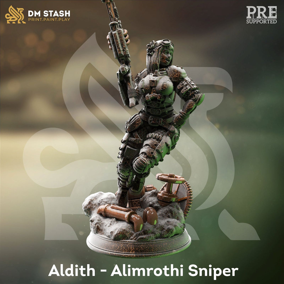 Aldith Alimrothi Sniper - The Printable Dragon