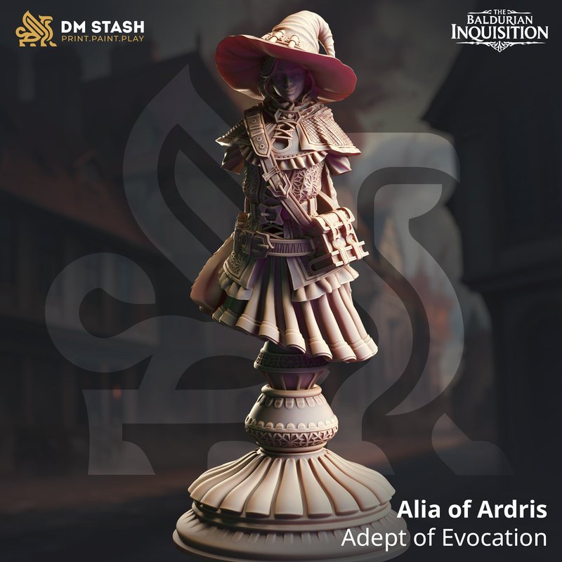 Alia of Ardris - Adept of Evocation Bust