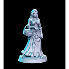 Alice Market Girl 3D-printed model
