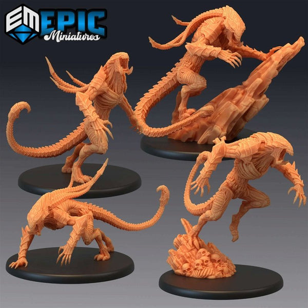 Alien Beasts 3D-printed model
