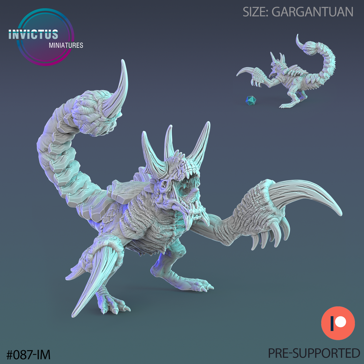 Alien Tarrasque - The Printable Dragon