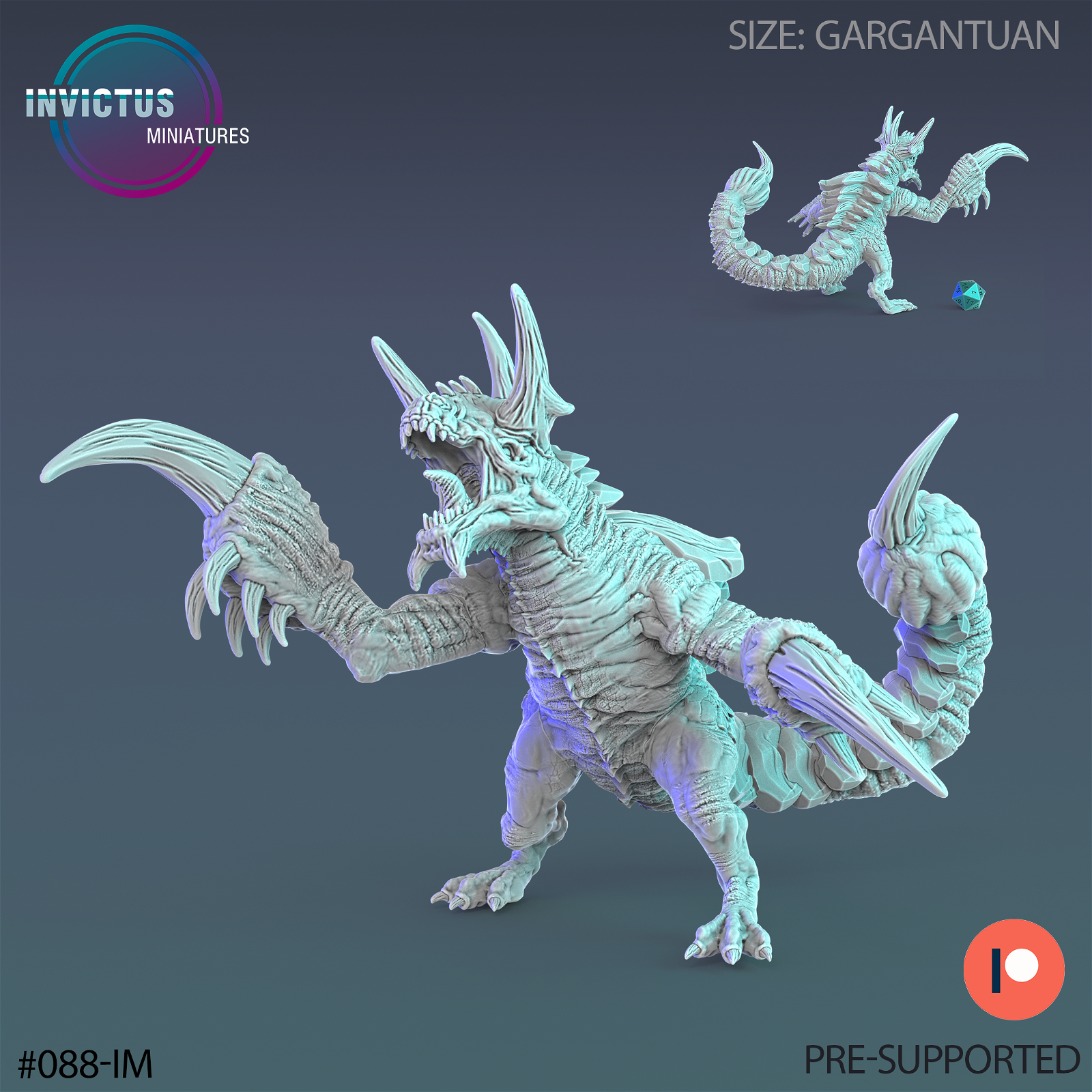 Alien Tarrasque - The Printable Dragon