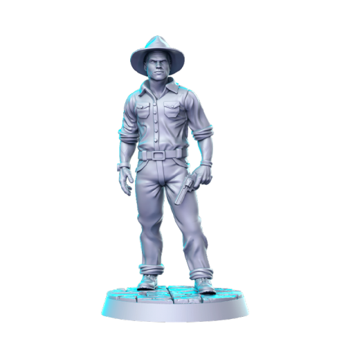 Allan 3D-printed model