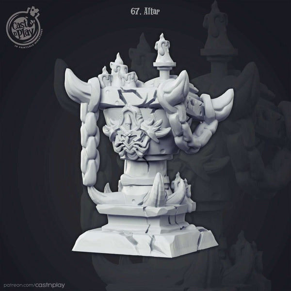 Altar 3D-printed model