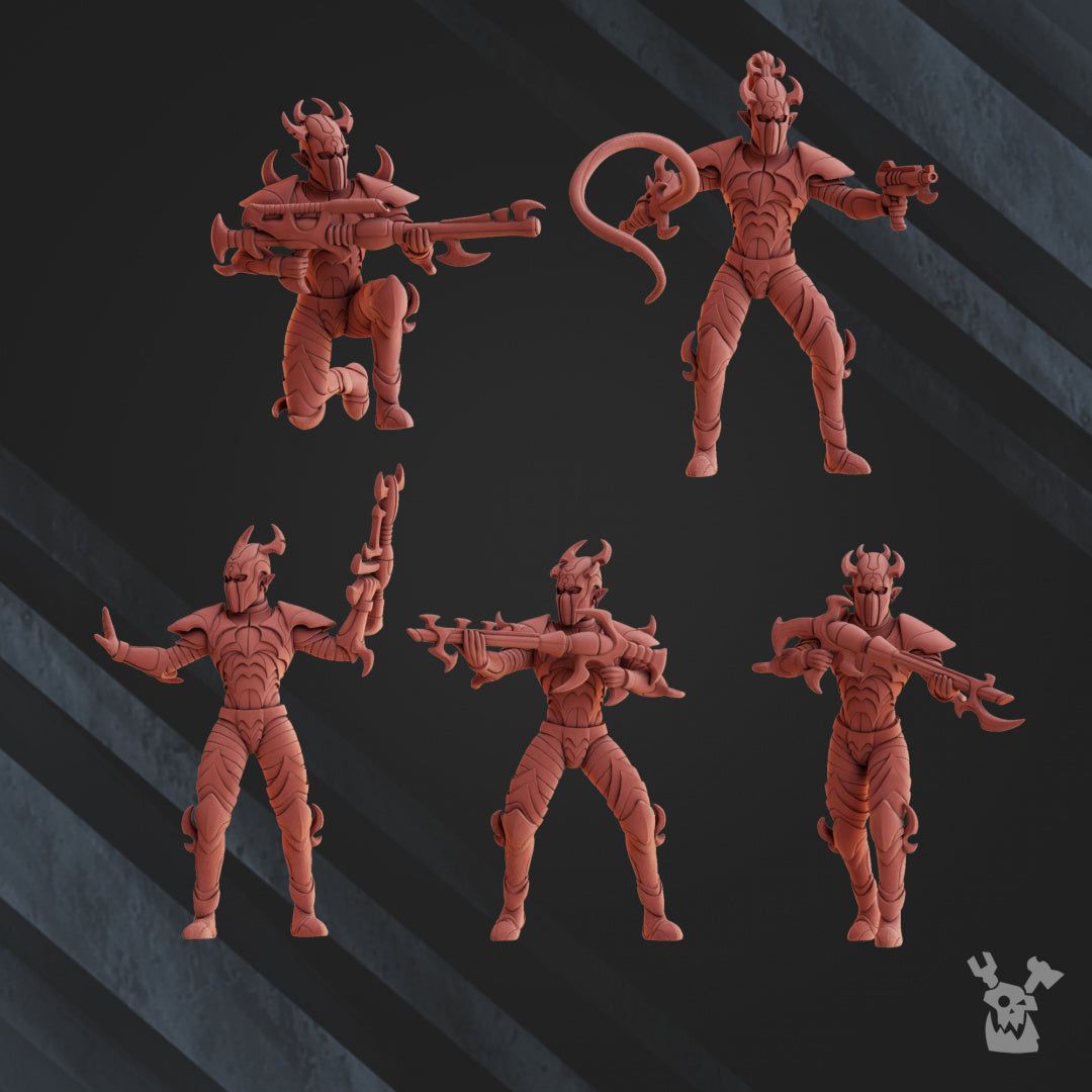 Alvs Night Raiders Warriors Squad - The Printable Dragon