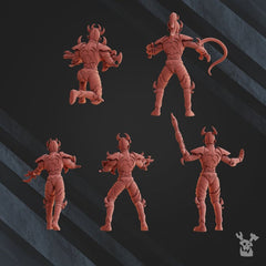 Alvs Night Raiders Warriors Squad 3D-printed model