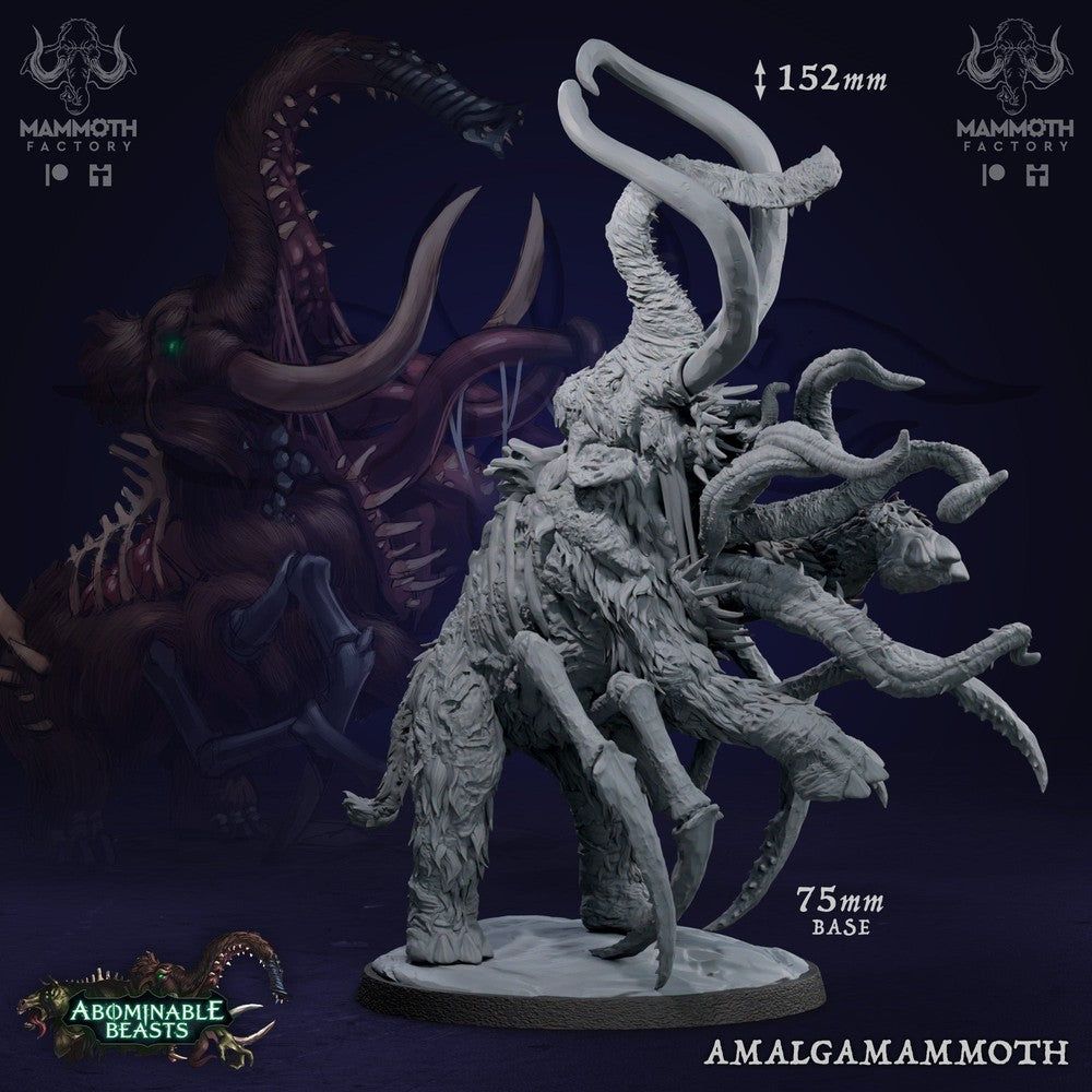 Amalgamammoth - The Printable Dragon