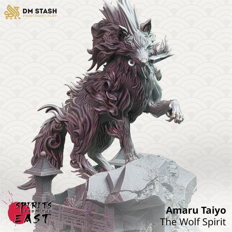 Amaru Taiyo - The Wolf Spirit 3D-printed model