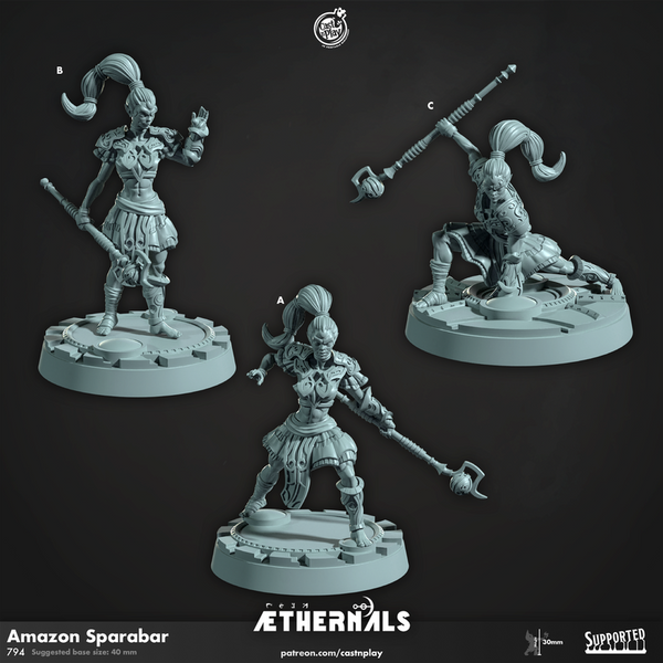Amazon Sparabar 3D-printed model