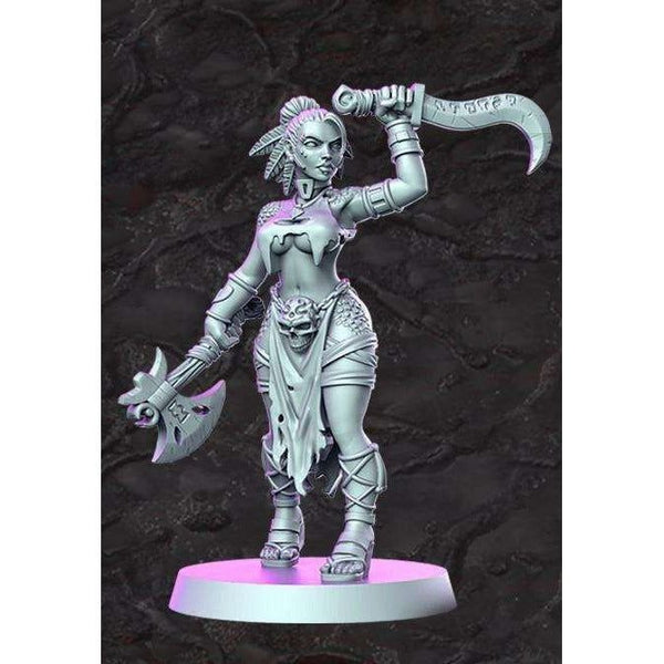 Amazona - Barbarian 3D-printed model