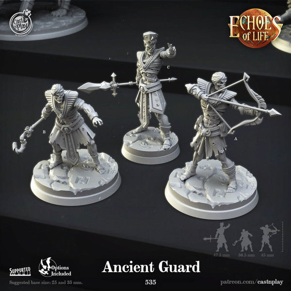 Ancient Guard 3D-printed model