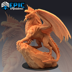Ancient Silver Dragon 3D-printed model