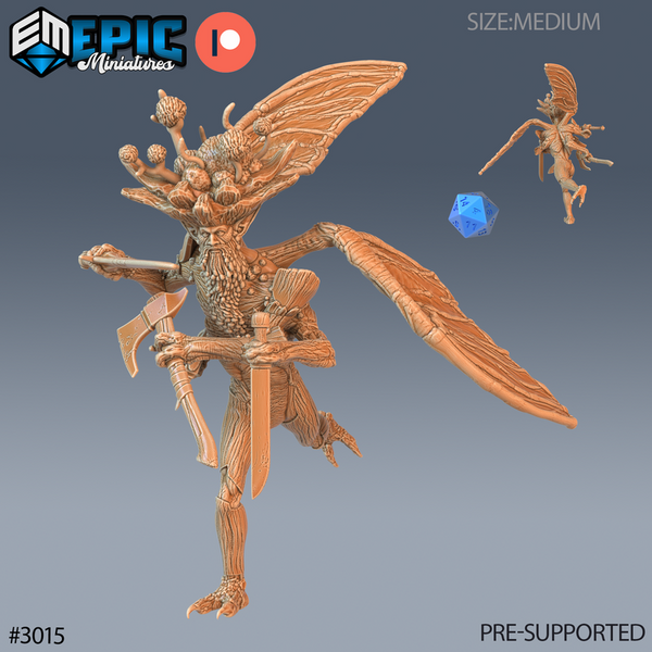 Ancient Spore Druid 3D-printed model