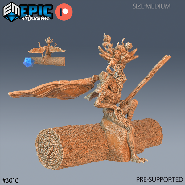 Ancient Spore Druid - The Printable Dragon