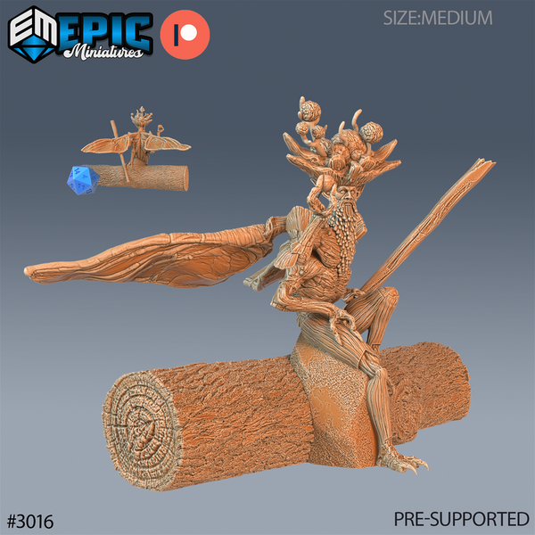 Ancient Spore Druid 3D-printed model
